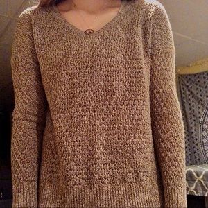 American Eagle Bronze Knit Sweater